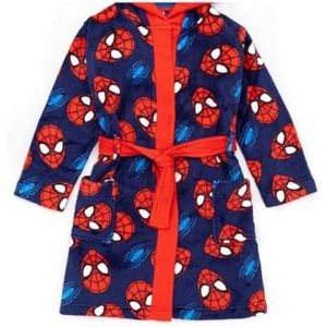Peignoir en polaire Spiderman - CERDA - Bleu - Enfant - Intérieur - Lavable