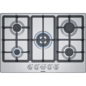Plaque de cuisson gaz Siemens 75cm 5 feux inox - EG7B5QB90