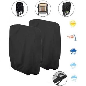 Housse de chaise longue - LAFUMA - 110x71 cm - Imperm&eacute;able - Protection intemp&eacute;ries - Jardin