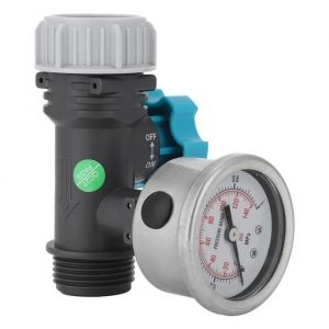 Réducteur pression eau G3/4in avec jauge pression pour arrosage jardin - ZERODIS