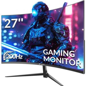 Gaming Incurvé Écran 27 Pouces 200 HzFhd 1080P 1800R Moniteur Pc1 Ms Gtg Avec FreesyncFaible Flou De MouvementProtection Des