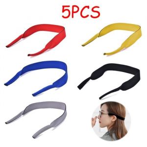 Cordon de LunettesAttache de lunettes en néoprène extensibleSangles de Lunettes de SportChaîne de Lunettes de Soleilpour Adultes
