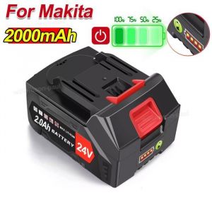 Batterie Lithium-ion 24V 2.0Ah pour Débroussailleuse Sans Fil Makita - Accessoire de Remplacement Haute Performance