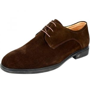 Chaussure Richelieu homme de ville en v&eacute;ritable cuir marron RM025 43