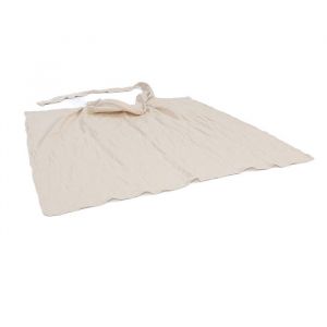 OMABETA Couvercle dallaitement Couverture infirmi&egrave;re coton respirant double couches infirmi&egrave;res ch&acirc;le hygiene lingettes Gris