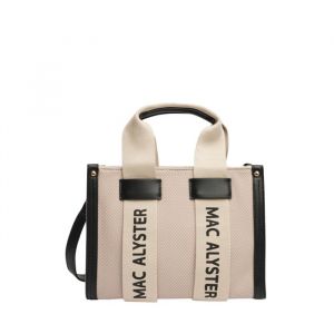 Sac &agrave; main - Mac Alyster Ref 66301 - Noir - Synth&eacute;tique - Bandouli&egrave;re r&eacute;glable