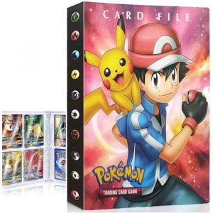 90>QIFAENY Classeur Pokemon Album Carte Pokemon Portfolio Pokemon Porte Carte Pokemon Album de Cartes Pokemon
