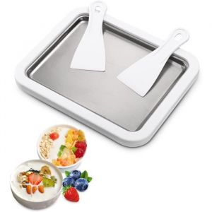 Machine &agrave; Cr&egrave;me Glac&eacute;e Instantan&eacute;e Plaque &agrave; glace roul&eacute;e Mini Machine &agrave; Yaourt Frit Machine &agrave; Cr&egrave;me Glac&eacute;e &agrave; Fruits Roul&eacute;s