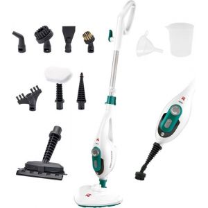 Steamclean Multi10max 10 en 1 Balai Vapeur Nettoyeur Multifonctions1500WÉlimine 99.9% des Virus et des BactériesManche