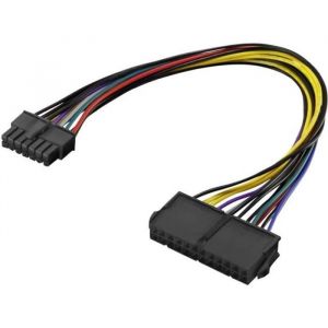Adaptateur secteur - Renkforce - 14 pin power (F) pour ATX 24 broches (M) - Rond - Multicolore