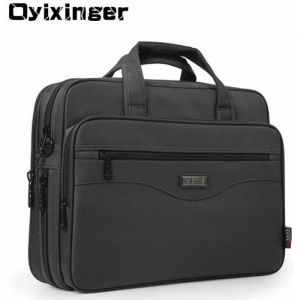 PORTE-DOCUMENTS - SERVIETTE - ATTACHE-CASEMallette daffaires pour hommes pochette dordinateur imperméable Oxford - Type DarkGrey