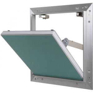Trappe de visite alu hydro Semin - 400 mm x 400 mm - ouverture poussez-l&acirc;chez - pi&egrave;ces humides - acc&egrave;s aux gaines techniques