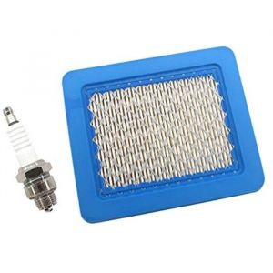 Filtre &agrave; air et bougie dallumage pour moteur Briggs & Stratton 3 &agrave; 5 CV Quantum 625 650 675 tondeus