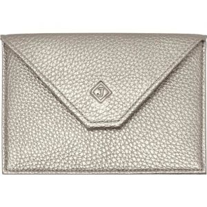 Porte carte papier voiture enveloppe + &eacute;tui carte RFID carte grise cr&eacute;dit permis assurance identit&eacute; cuir LOLUNA&reg; (Argent)