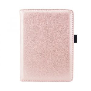 Etui portefeuille Luxe unie Kobo Aura Edition 2 Rose imoshion