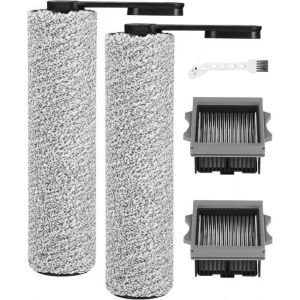 Rouleau De Brosse De Rechange Et Filtre Accessoires Pour Tineco Floor One S5 Combo Pour Aspirateurs Secs Et Humides2 Rouleaux D