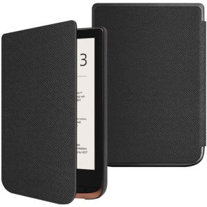 Étui pour Liseuse Pocketbook Touch Lux 5 / Touch HD 3 / Touch Lux 4 / Basic Lux 2 e-Book Reader - Coque Mince Housse avec Fermeture