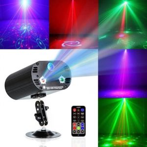 3 lentilles 36 motifs RVB &eacute;toiles de No&euml;l lumi&egrave;re laser douche partie projecteur laser &eacute;clairage de sc&egrave;ne