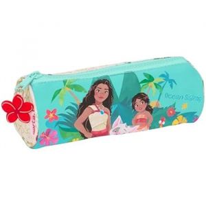 Trousse Ronde Scolaire - SAFTA - VAIANA - Enfant 5-14 Ans - Confortable - Polyvalente
