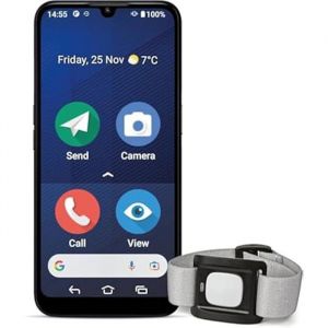 Smartphone Doro 8200 - DORO - 4G - R&eacute;sistant &agrave; leau - Triple cam&eacute;ra - 61 pouces