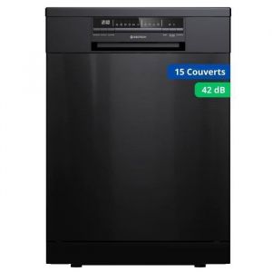 GEDTECH Lave-vaisselle GLV1542DX 15cv - Tiroir à couverts - 42 dB - Ultra silencieux - Départ Différé - Eco - Faible conso Classe C