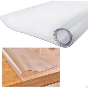 Tapis de protection transparent pour chaise de bureau - Tapis de protection du sol pour parquet sols durs table - 40 x 60 cm PVC