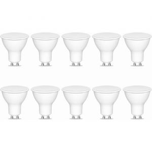 Ampoule LED GU10 Blanc Froid 7W &eacute;quivalent Ampoule Halog&egrave;ne 70W 720LM Ampoules LED Spot Non R&eacute;glable Lot de 10