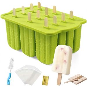 Moules De Popsicle De Glace，Moule À Glace En Silicone Sans BPAMoule EsquimauxBatonnetMoules Glaces Et Sorbets Silicone