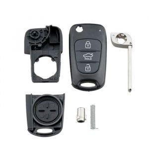 Bo&icirc;tier Coque t&eacute;l&eacute;commande cl&eacute; plip KIA RondoRondoSportageSoulRio Hyundai