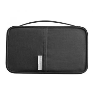 Porte-documents - Sac de rangement - Tissu Oxford imperm&eacute;able - 215x125x2 cm - Noir - Mixte