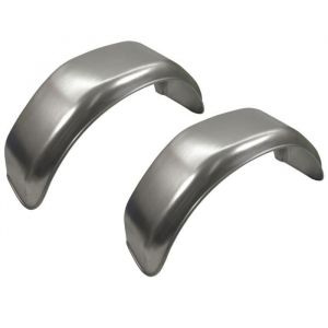 10 garde boue Remorque / Acier galvanis&eacute; / aile aile (Paire) TR014