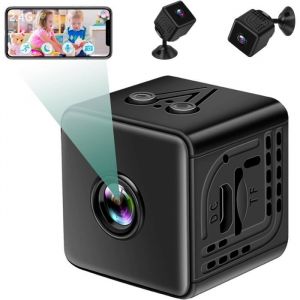 Cam&eacute;ra Espion Discrete HD 1080pCamera Surveillance WiFi Interieur sans Fil 2.4GMini cam&eacute;ra Cachee Espion Micro Cam&eacute;ra Interieur