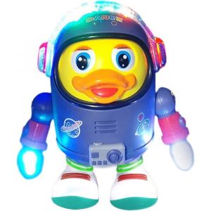 Jouet Canard Dansant-Canard Spatial &Eacute;lectrique-Robot Vacillant Lumineux et Sonore 3 Ans et Plus Filles Maison F&ecirc;te danniversaire
