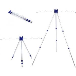 1 pi&egrave;ces support de tr&eacute;pied de canne &agrave; p&ecirc;che support pliable en alliage daluminium 5 p&ocirc;les pour piscine de p&ecirc;che sauvage