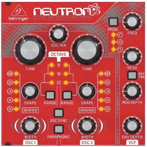 Synth&eacute;tiseur Paraphonique - BEHRINGER - NEUTRON - Analogique - Semi-Modulaire - Rouge