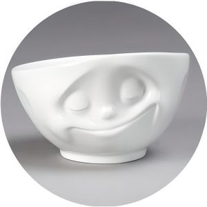 Bol - Tassen - Humeur Heureux - Porcelaine - Rond - Compatible lave-vaisselle