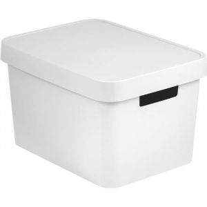 Bo&icirc;te de Rangement - Curver - Infinity - Plastique - 17L - Couvercle Inclus - Blanc