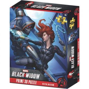 Marvel - Puzzle lenticulaire Black Widow contre Taskmaster 300 pcs 46x31 cm