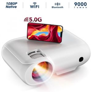 Vidéoprojecteur APEMAN LC700 - Native 1080P FHD - 5G WiFi Bluetooth Projecteur Portable Avec Sac de Transport - 9000 Lum Movie Proje