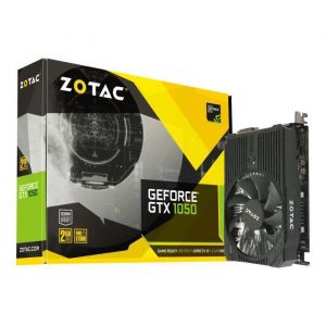 ZOTAC GeForce GTX 1050 Mini Carte graphique NVIDIA GeForce GTX 1050 2 Go GDDR5 PCIe 3.0 DVI HDMI DisplayPort