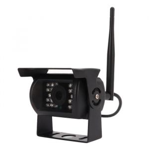 Qiilu Caméra de recul pour camping-car Caméra de recul sans fil WIFI HD Vision nocturne Angle réglable IP67 étanche pour