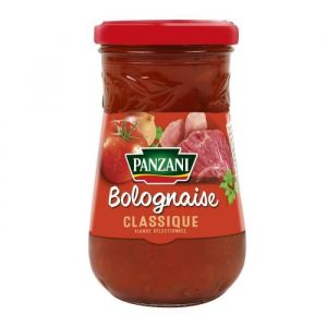 PANZANI - Sauce Pleine Saveur Bolognaise 210G - Lot De 4