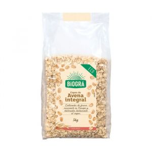 BIOGR&Aacute; - Flocons davoine &agrave; grains entiers biologiques 1 kg