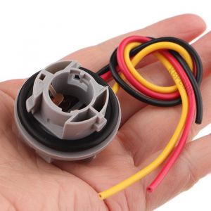 Adaptateur de support de douille dampoule 1157pour Ford Focus Fiat Renault Megane 3connecteur de Base de feu arri&egrave;re de frein