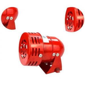 Sir&egrave;ne alarme 220V puissante sir&egrave;ne ext&eacute;rieure alarme 120dB rouge moteur fil Sirne m&eacute;tal corne industrie bateau alarme