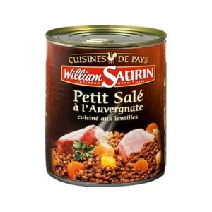 WILLIAM SAURIN Petit Salé Auvergnat Lentilles 840g