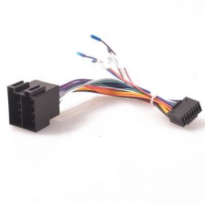 Android 16pin &Agrave; Iso Autoradio Faisceau De C&acirc;blage Radio Adaptateur De Connecteur De C&acirc;ble Accessoires Univers