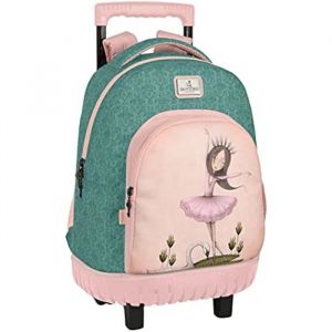Sac à dos GDE. C/ROUES COMPACT SANTORO™S MIRABELLE SWAN LAKE Gris rose Estándar décontracté