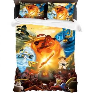 Ensemble housse de couette 140x200Cm Ninjago[257]
