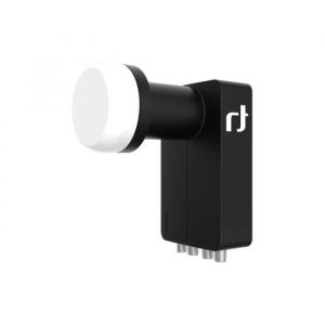 Tête universelle - INVERTO - IDLBQUTL 40 U - LNB quad - 40 mm - Ultra Black - 4K